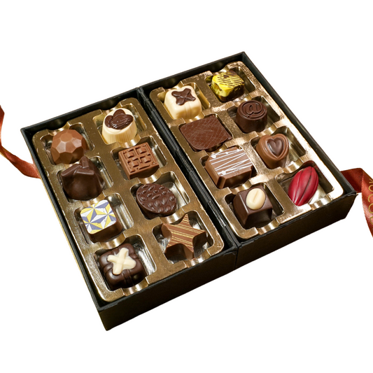 Caja Colección Triple Chocolate, 16 piezas