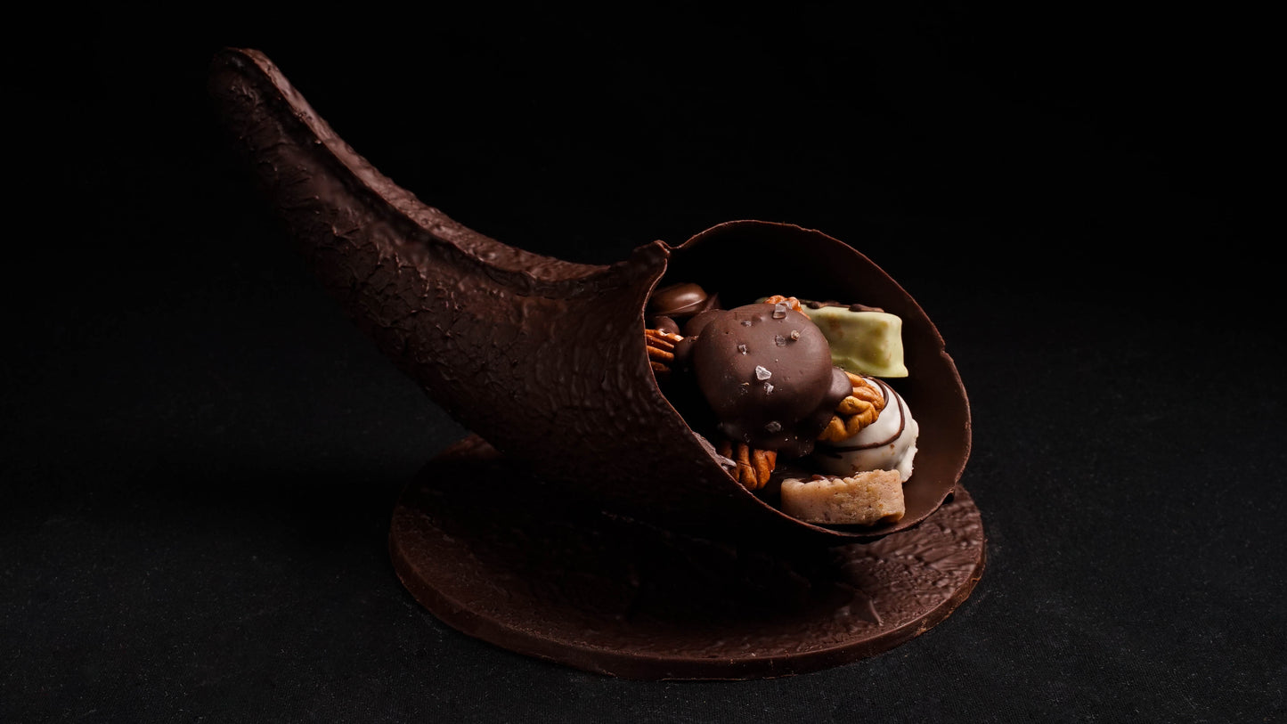Cuerno de la abundancia de chocolate, 450g