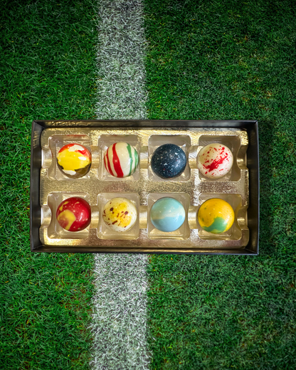 Caja Premium Colección Naciones Del Futbol, 8 piezas